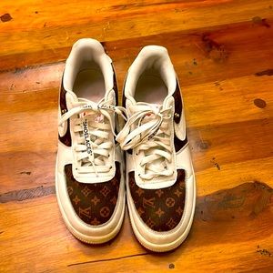 Custom Louis Vuitton X Nike air forces